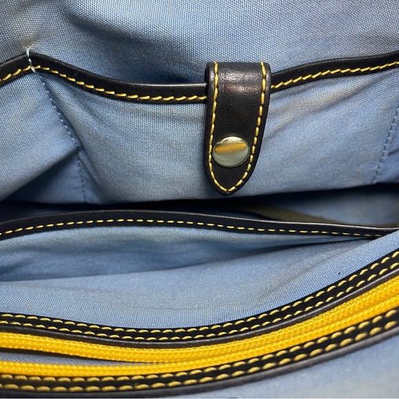 RARE Dooney & Bourke Rainbow “It Bag” | Y2K Vintage Satchel | Heart Tag - Picture 11 of 16